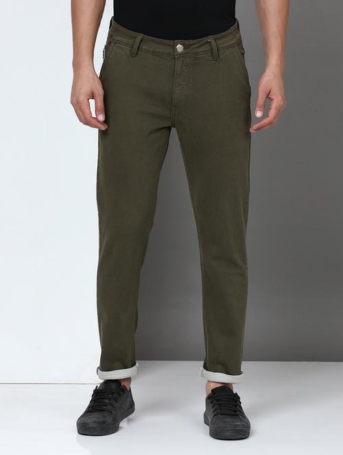 men solid mid rise full length jeans - 21940460 - Very Small Image - 1