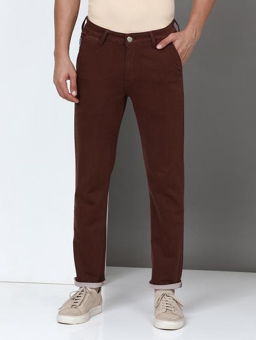 men solid mid rise full length jeans - 21940461 - Very Small Image - 1