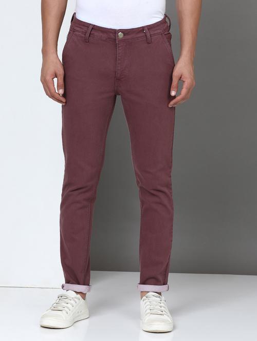 men solid mid rise full length jeans - 21940462 - Very Small Image - 1