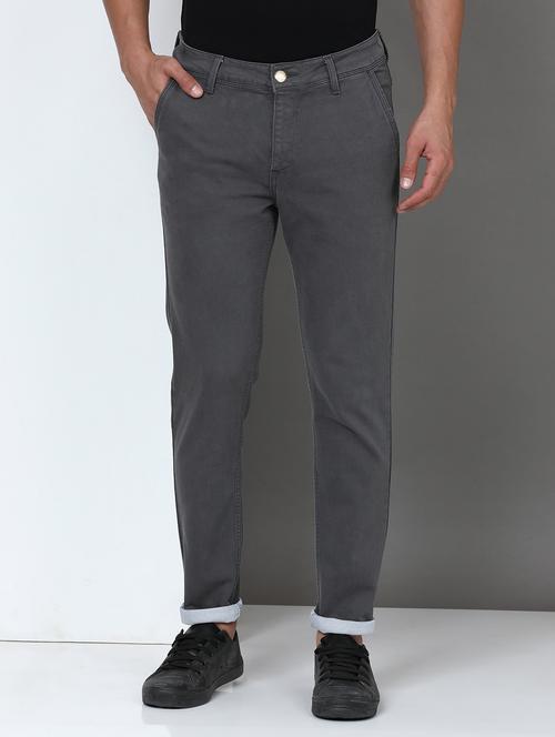 men solid mid rise full length jeans - 21940464 - Very Small Image - 1