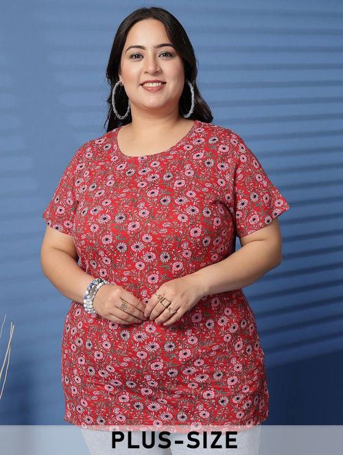 women plus size printed short sleeve t-shirt - 21940830 - Very Small Image - 1