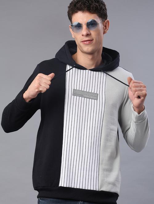 men color blocked long sleeve sweatshirt - 21941243 - Very Small Image - 1