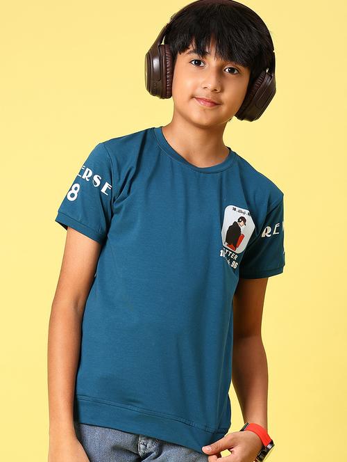 boys printed short sleeve t-shirt - 21943537 - Very Small Image - 1