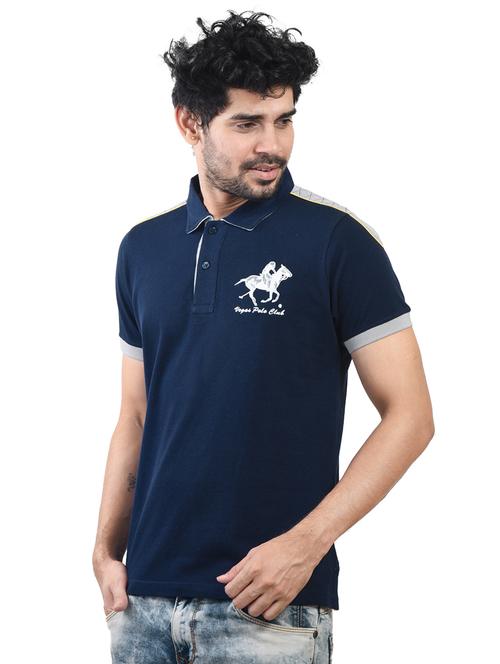 men solid short sleeve regular fit polo t-shirt - 21943562 - Very Small Image - 1