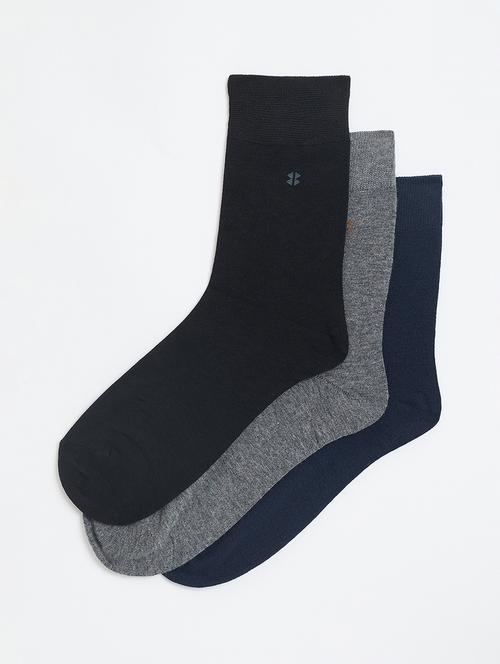 men pack of 3 above ankle length socks - 21943582 - Very Small Image - 1