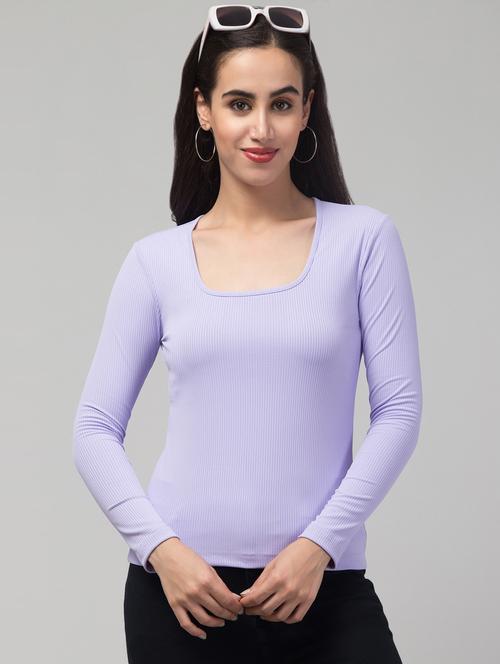 women solid long sleeve regular top - 21944553 - Very Small Image - 1