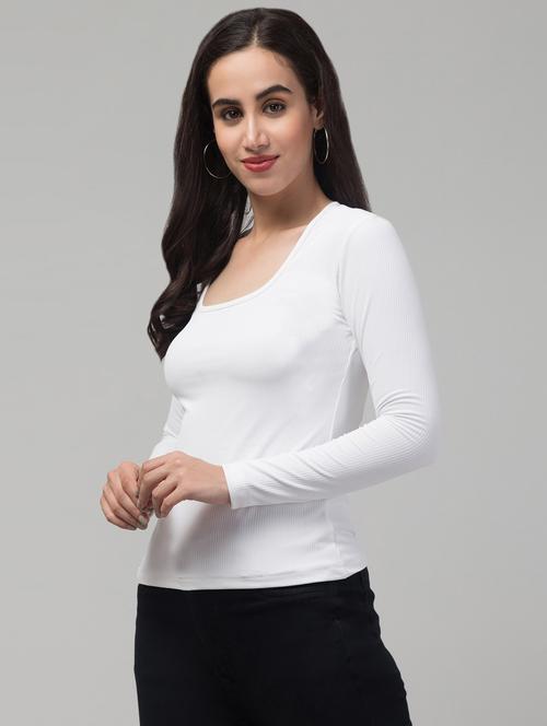 women solid long sleeve regular top - 21944554 - Very Small Image - 1