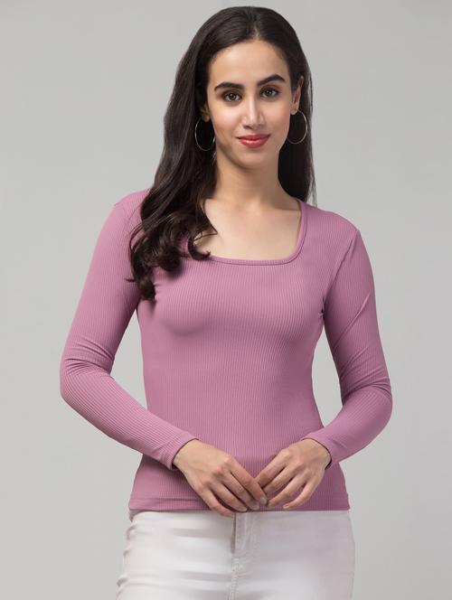 women solid long sleeve regular top - 21944555 - Very Small Image - 1