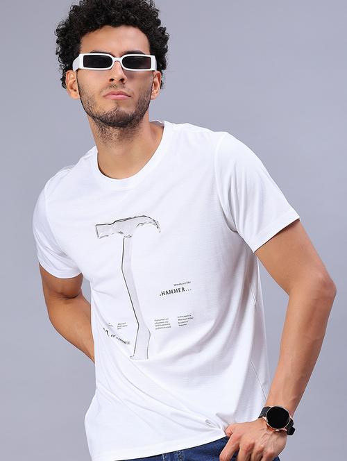 Men Printed Short Sleeve Regular Fit T-shirt - 21944962 - Very Small Image - 1