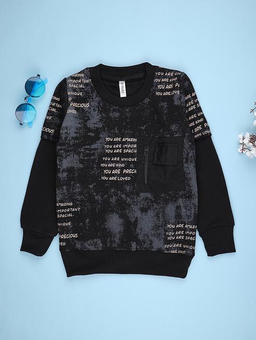 boys printed long sleeve sweatshirt - 21947197 - Very Small Image - 1