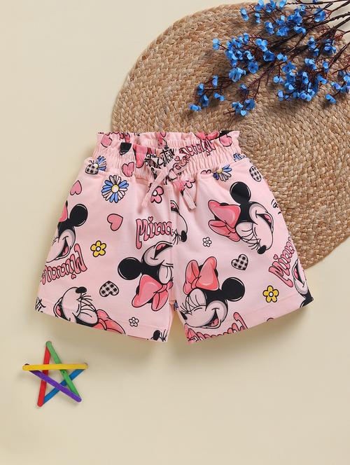 girls printed mid rise shorts - 21947611 - Very Small Image - 1