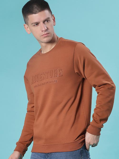 men chest print long sleeve sweatshirt - 21948000 - Very Small Image - 1