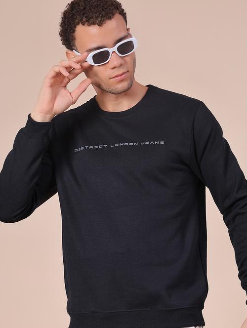 men chest print long sleeve sweatshirt - 21948003 - Very Small Image - 1