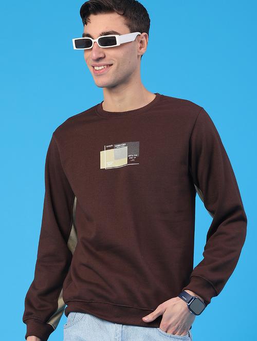 men printed long sleeve sweatshirt - 21948042 - Very Small Image - 1