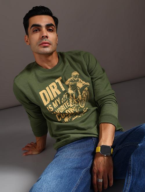 men printed long sleeve sweatshirt - 21948048 - Very Small Image - 1