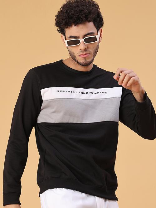 men printed long sleeve sweatshirt - 21948082 - Very Small Image - 1