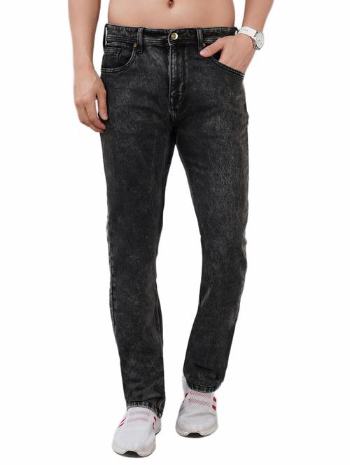 men washed mid rise full length jeans - 21948405 - Very Small Image - 1