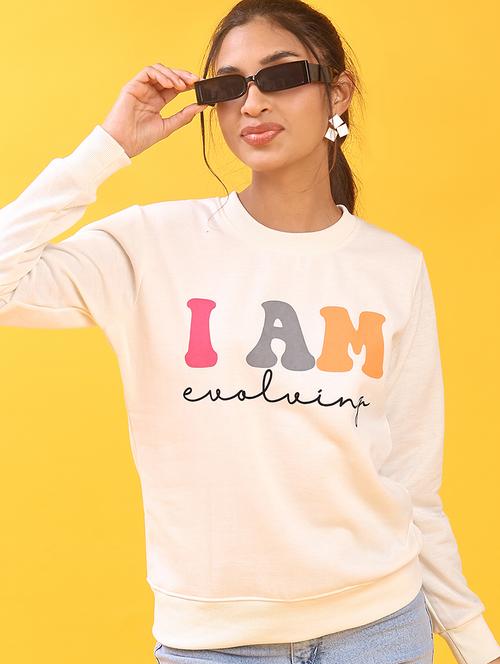 women printed long sleeve sweatshirt - 21949421 - Very Small Image - 1