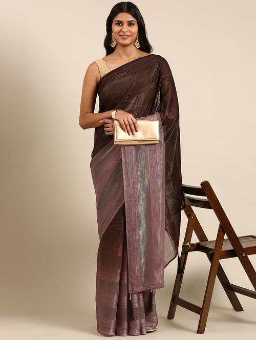 women ombre printed saree with blouse - 21949655 - Very Small Image - 1
