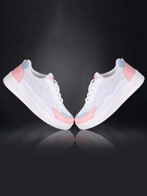 women color block lace-up sneaker - 21950071 - Very Small Image - 1