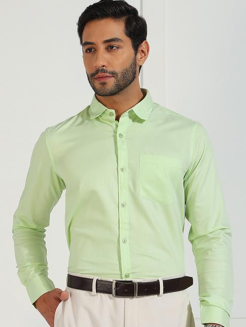 men solid long sleeve regular fit formal shirt - 21950157 - Very Small Image - 1