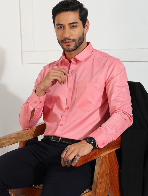 men solid long sleeve regular fit formal shirt - 21950161 - Very Small Image - 1