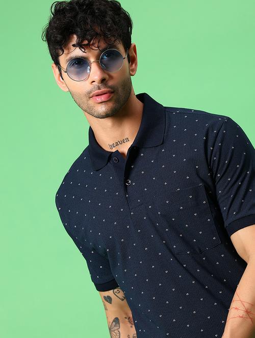 men printed short sleeve regular fit casual shirt - 21951635 - Very Small Image - 1