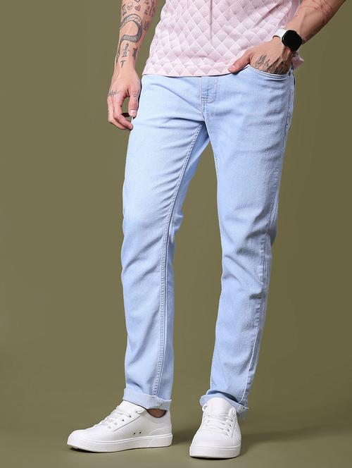 blue cotton jeans - 21952261 - Very Small Image - 1