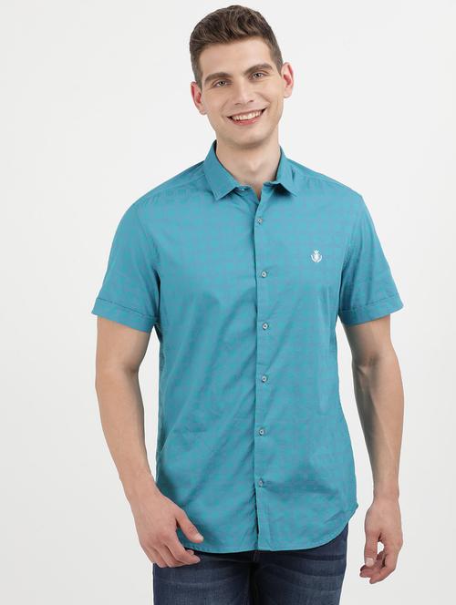 men checkered short sleeve regular fit casual shirt - 21954560 - Very Small Image - 1