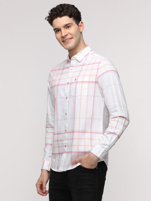 men checkered long sleeve regular fit casual shirt - 21954562 - Very Small Image - 1
