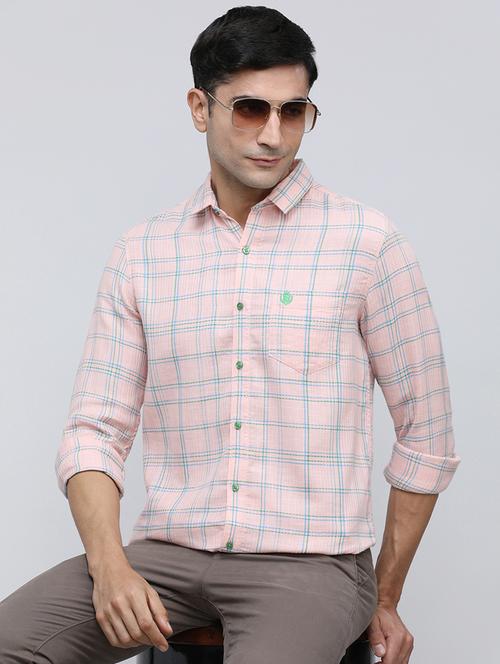 men checkered long sleeve regular fit casual shirt - 21954598 - Very Small Image - 1