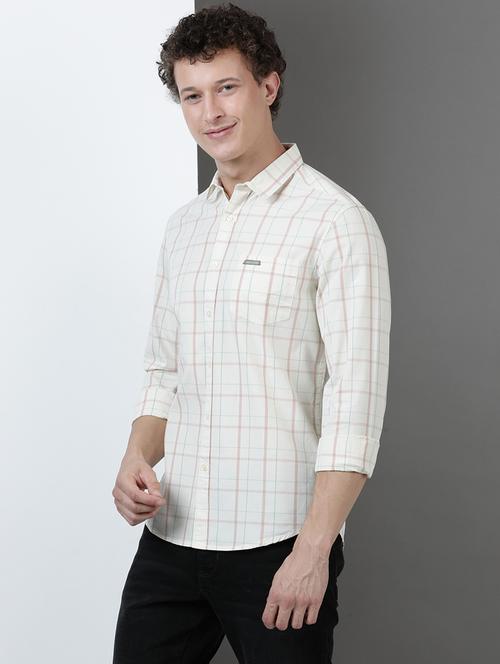 men checkered long sleeve regular fit casual shirt - 21954656 - Very Small Image - 1