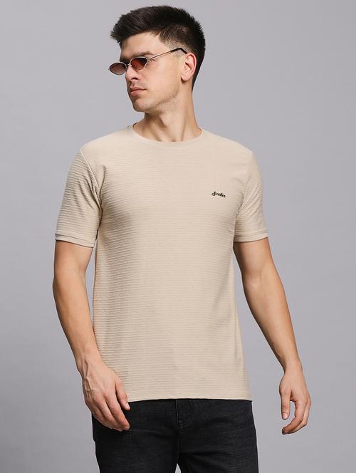 men solid short sleeve slim fit t-shirt - 21955751 - Very Small Image - 1
