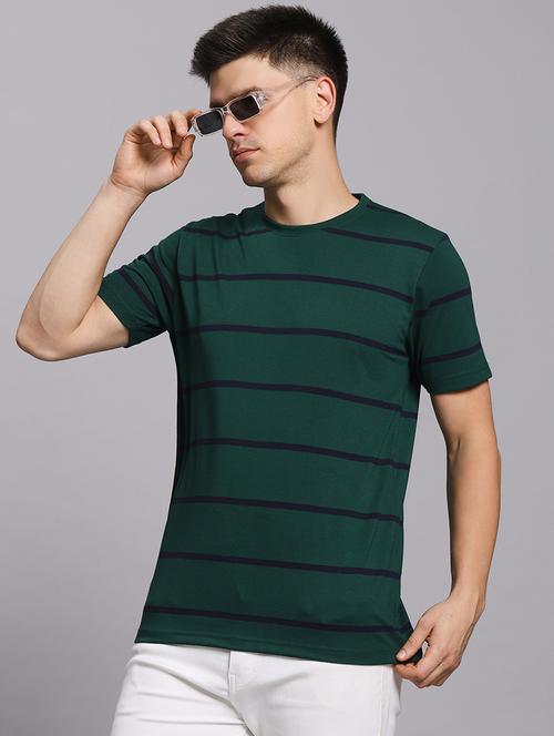 men striped short sleeve regular fit t-shirt - 21955765 - Very Small Image - 1