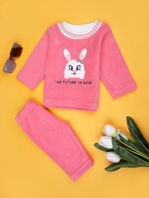 girls patch work long sleeve full length set - 21956357 - Very Small Image - 1