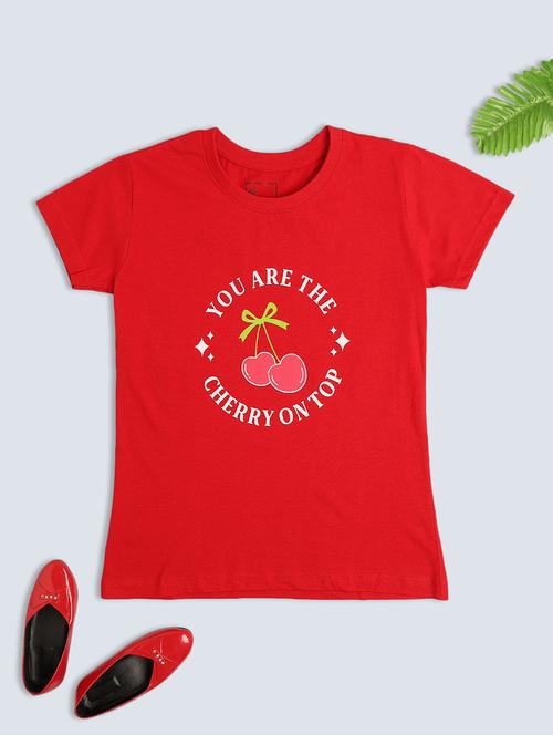 girls printed short sleeve tee - 21956524 - Very Small Image - 1