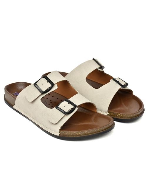 men beige slip on sandal - 21957089 - Very Small Image - 1