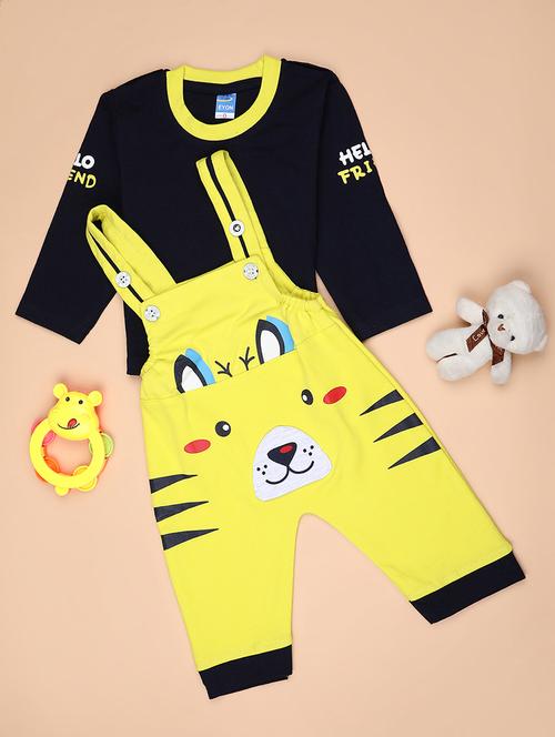 yellow cotton combo coords set - 21959696 - Very Small Image - 1