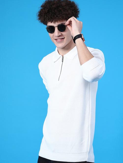 men self design long sleeve regular fit pullover - 21959744 - Very Small Image - 1