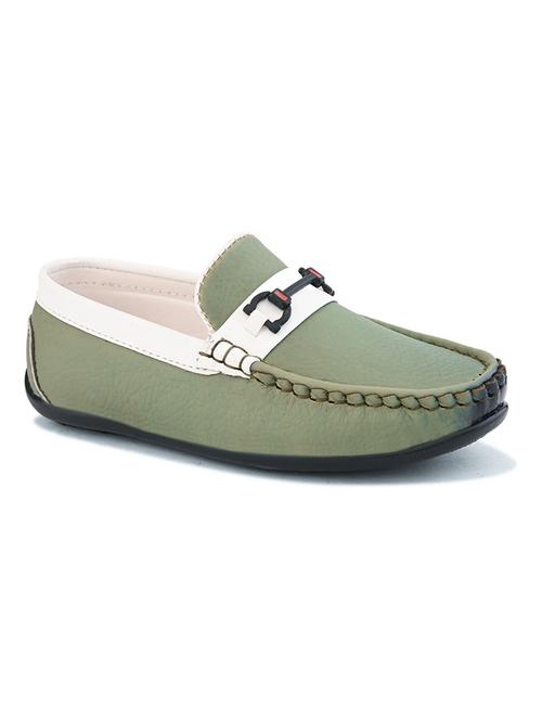 boys solid leatherette slip on loafer - 21960183 - Very Small Image - 1