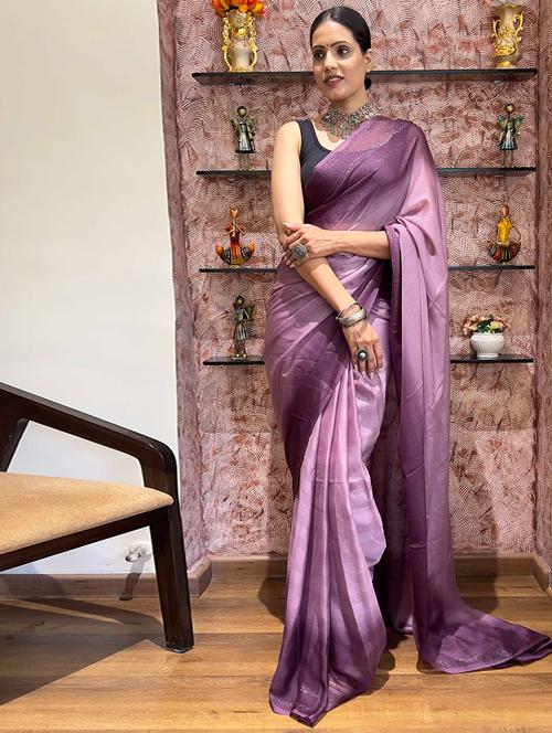 women ombre ready to wear saree with blouse - 21960357 - Very Small Image - 1