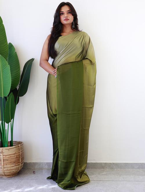 women ombre ready to wear saree with blouse - 21960364 - Very Small Image - 1