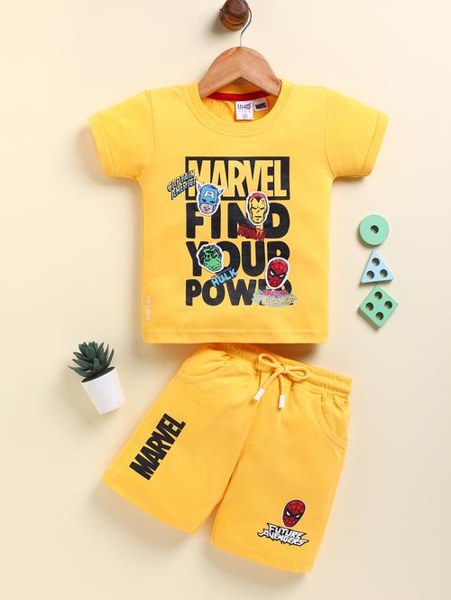 yellow cotton suit sets coords set - 21961385 - Very Small Image - 1