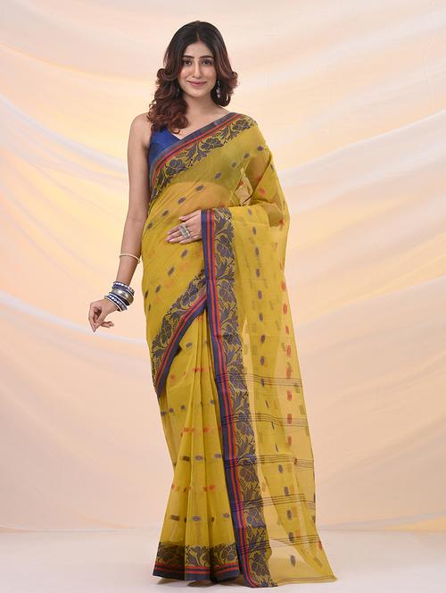 women self design tant saree - 21961438 - Very Small Image - 1