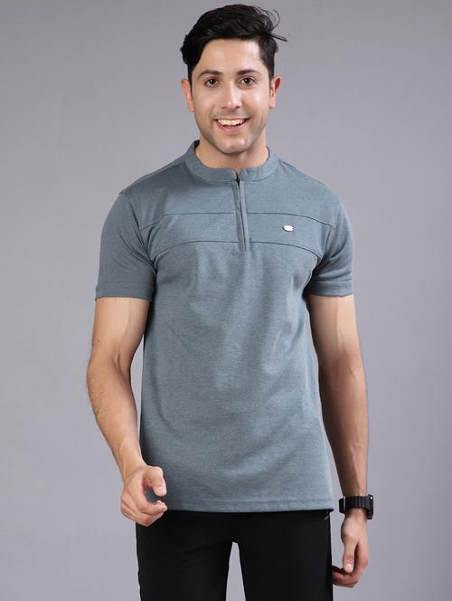 men solid short sleeve regular fit t-shirt - 21961706 - Very Small Image - 1
