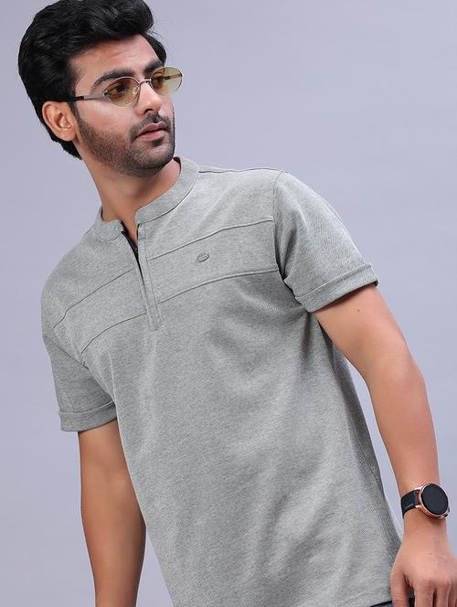 men solid short sleeve regular fit t-shirt - 21961728 - Very Small Image - 1