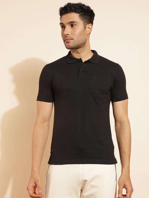men solid short sleeve slim fit polo t-shirt - 21962367 - Very Small Image - 1