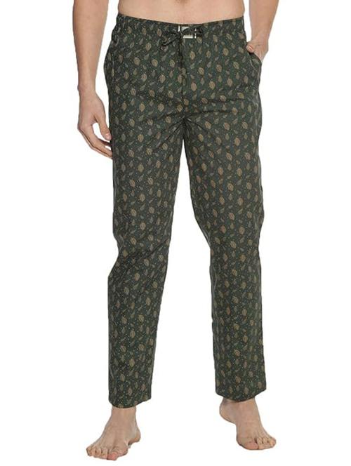 men printed mid rise loungewear pyjama - 21962388 - Very Small Image - 1