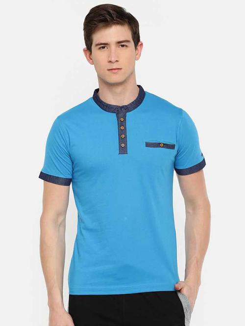men solid short sleeve regular fit t-shirt - 21962421 - Very Small Image - 1