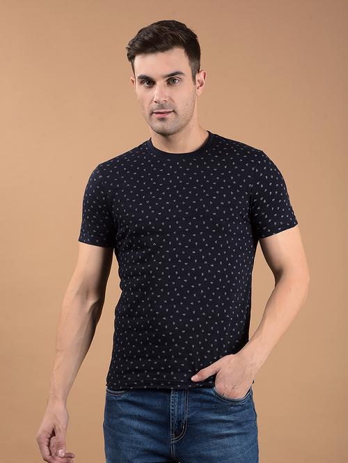 men printed short sleeve slim fit t-shirt - 21962437 - Very Small Image - 1